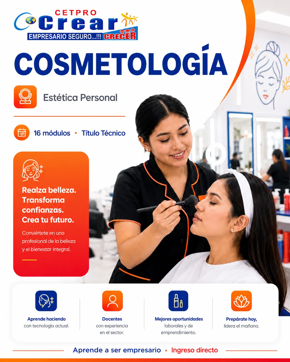 Afiche de Cosmetología