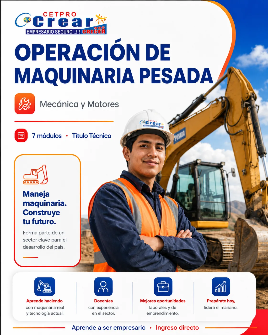 Formación técnica en CETPRO Crear